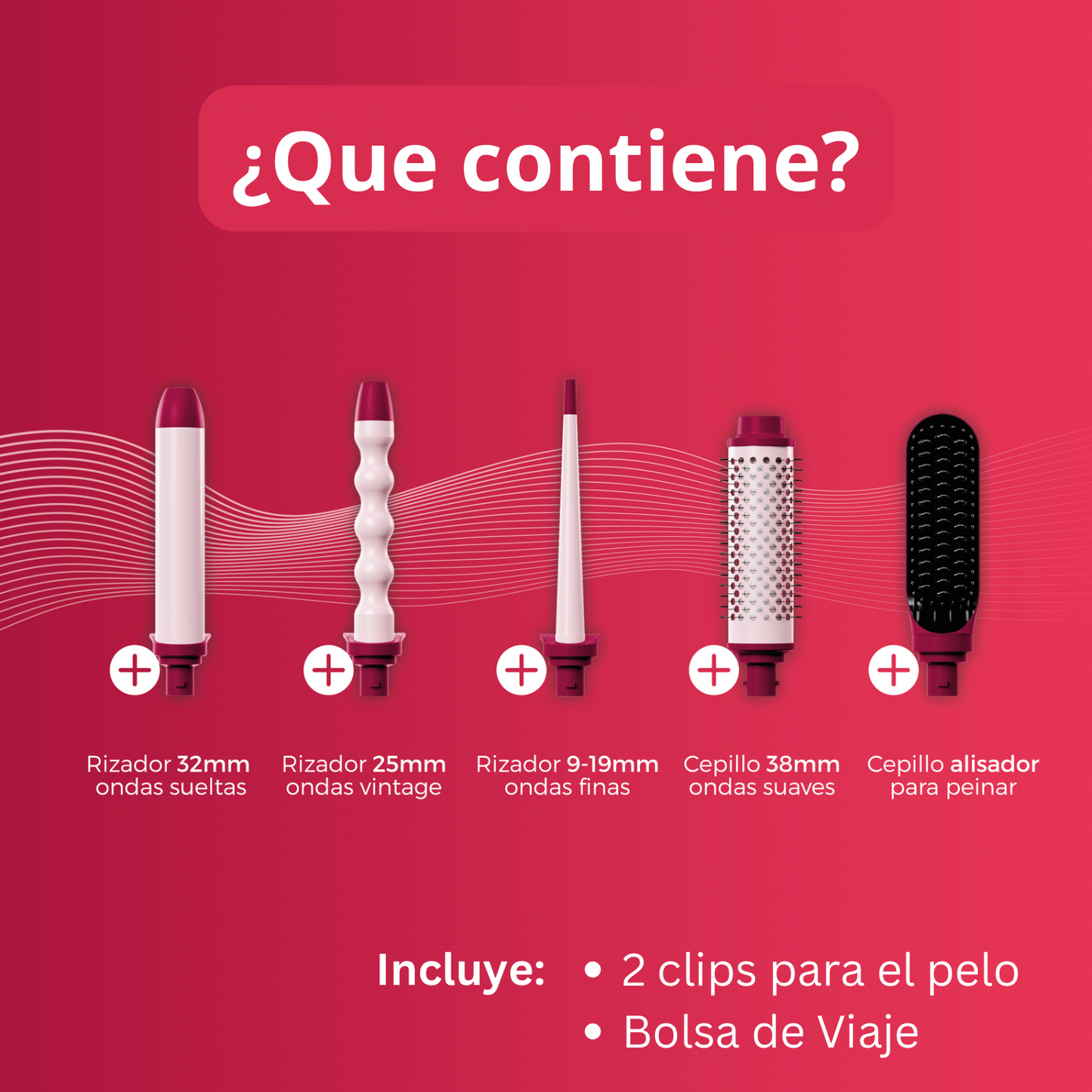 Estilizador y Ondulador 5 en 1 Wavy Me™