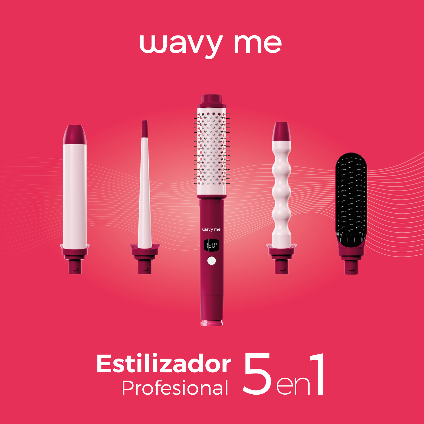 Estilizador y Ondulador 5 en 1 Wavy Me™
