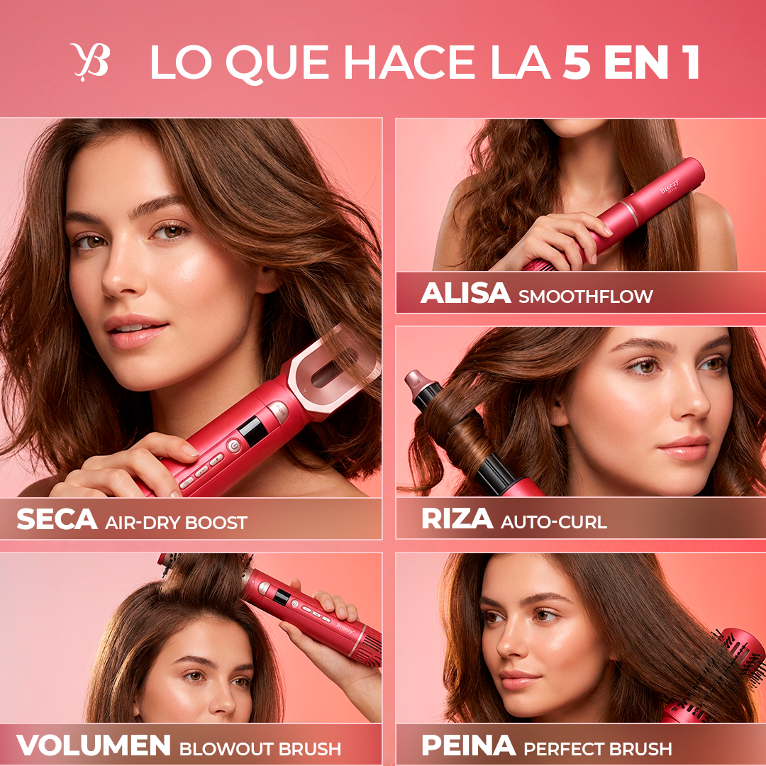 Breezy Style™ Estilizador Profesional 5 en 1