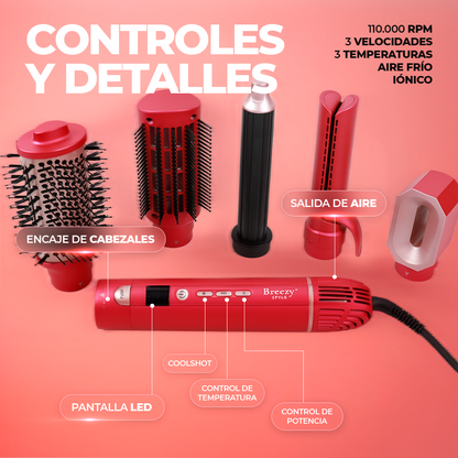Breezy Style™ Estilizador Profesional 5 en 1