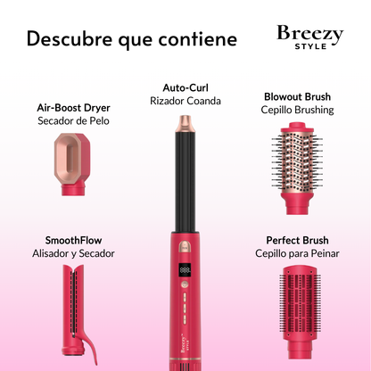 Breezy Style™ Estilizador Profesional 5 en 1