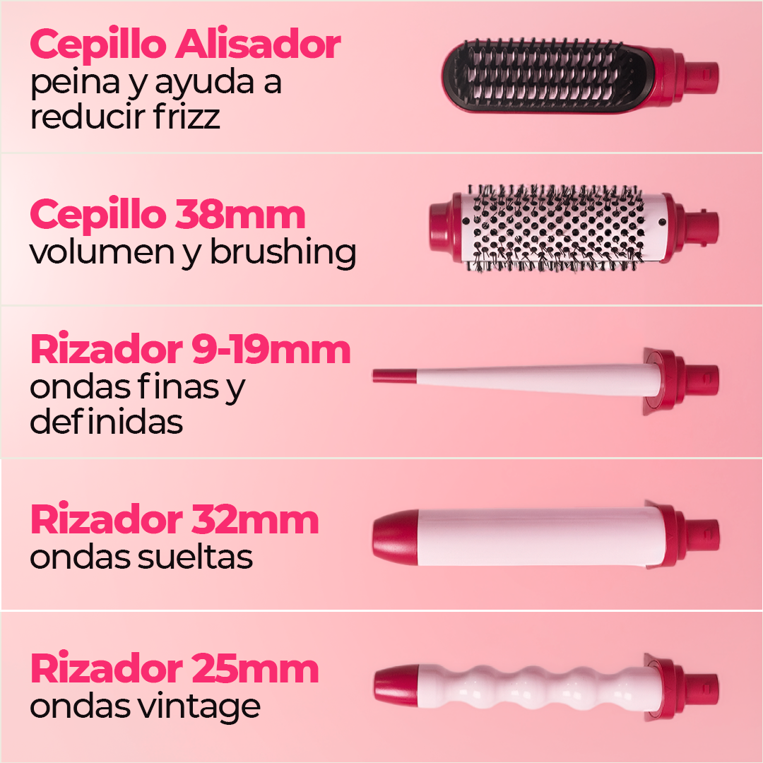 Wavy Me™ Cepillo Estilizador 5 en 1