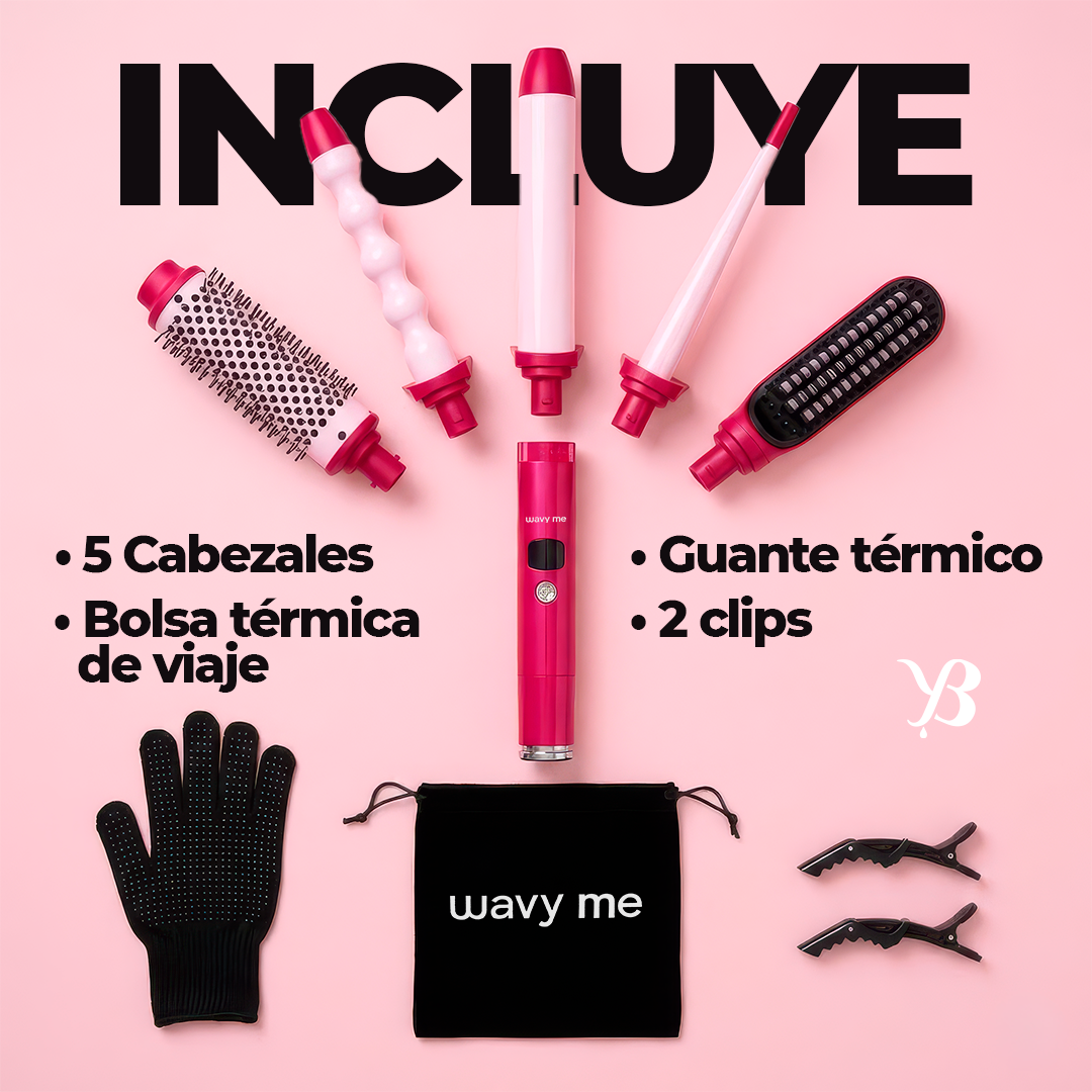 Wavy Me™ Cepillo Estilizador 5 en 1