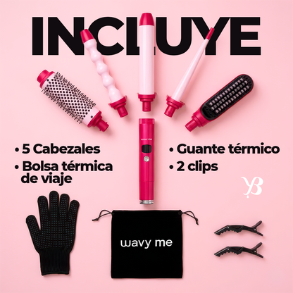 Wavy Me™ Cepillo Estilizador 5 en 1