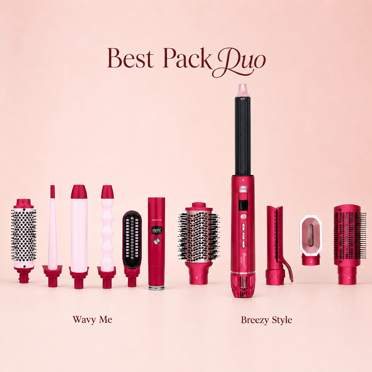 Pack Best Duo: Wavy Me + Breezy Style Kit de Estilizado Profesional en Casa